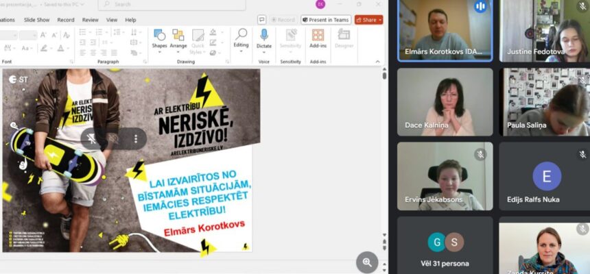 Lekcija “Elektrodrošība”